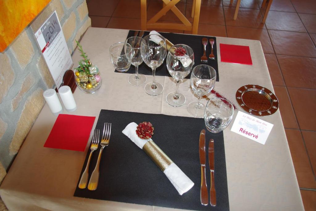 Logis Hotel Restaurant Le Mas De Mon Pere Saint-Jean-le-Centenier Экстерьер фото